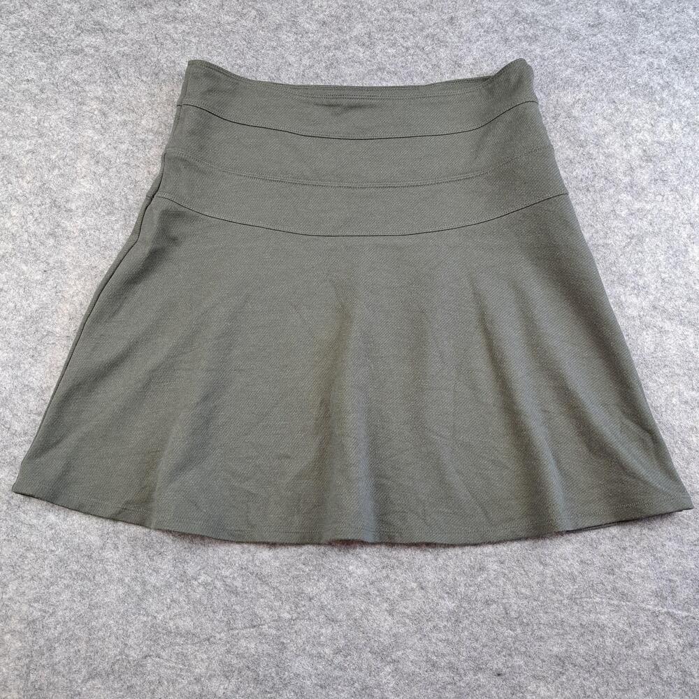 Athleta Skirt Womens 6 Green A Line Stretch Active Casual Flare Yoga Travel